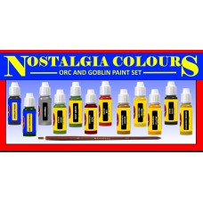 nostalgia '94 Orc and Goblin Paints Set - 12 bottles